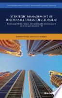 Strategic Management of Sustainable Urban Development