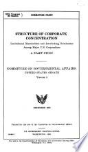 Structure of Corporate Concentration