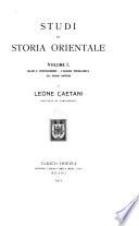 Studi di storia orientale