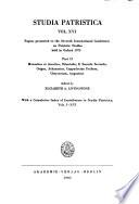 Studia Patristica