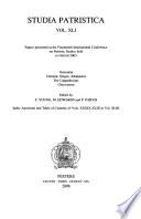 Studia Patristica
