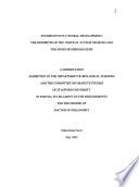 Studies Into Fly Neural Development: the Dendrites of the Vertical System Neurons and the Enoki Mushroom Gene