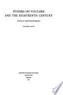 Studies on Voltaire and the Eighteenth Century