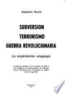 Subversión, terrorismo, guerra revolucionaria