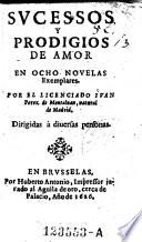 Sucessos y prodigios de amor, en ocho novelas exemplares