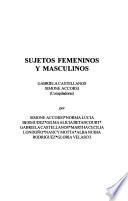 Sujetos femeninos y masculinos