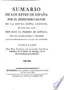Sumario de los Reyes de España