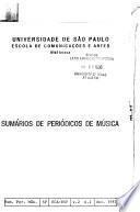 Sumários periódicos de música