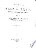 Summa artis, historia general del arte: Arte Precolombiano, Mexicano y Maya
