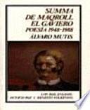 Summa de Maqroll el gaviero