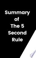 Summary of The 5 Second Rule