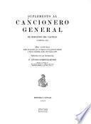 Suplemento al Cancionero general de Hernando del Castillo (Valencia, 1511)
