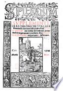 Supplementum. Supplementi de la chroniche vulgare, nouamēte dal ... primo auctore aggiuntoui  emēdato. Et  Francesco C. Fiorentino vulgarizato  historiato