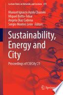 Sustainability, Energy and City