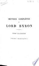 Œuvres complètes de Lord Byron