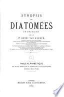 Synopsis des diatomées de Belgique