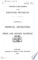 Synopsis of the Contents of the British Museum
