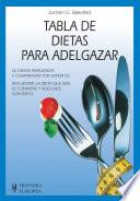 Tabla de dietas para adelgazar