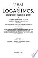 Tablas de logaritmos, trigonométricas y de cálculos de intereses