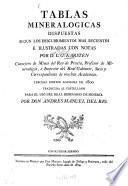 Tablas mineralogicas
