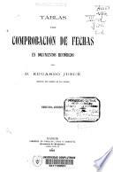 Tablas para comprobación de fechas en documentos históricos