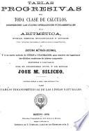Tablas progresivas para toda clase de cálculos
