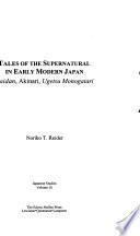 Tales of the Supernatural in Early Modern Japan