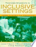 Teaching Students in Inclusive Settings