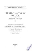 Teatro antiguo español
