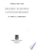 Teatro europeo contemporáneo