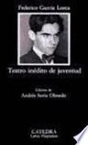 Teatro inédito de juventud
