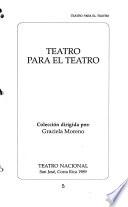 Teatro para el teatro