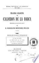 Teatro selecto de Calderón de la Barca