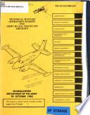 Technical Manual, Operator's Manual for Army RU-21A and RU-21D Aircraft
