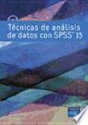 Técnicas de análisis de datos con spss 15