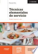 Técnicas elementales de servicio 2.ª edición
