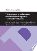 Técnicas para la elaboración de auditorías energéticas en el sector industrial (Serie eficiencia energética)