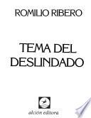 Tema del deslindado