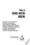 Temas de historia marítima argentina