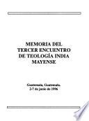 Teología india mayense II