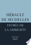 Teoría de la ambición