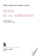 Teoría de la literatura