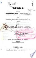 Teoría de las instituciones judiciarias