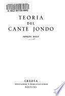 Teoria del cante jondo