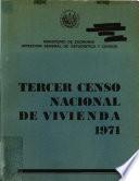 Tercer censo nacional de vivienda, 1971