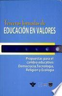 Terceras jornadas de educación en valores