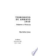 Terremoto de Ambato, 1949