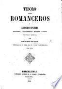 Tesoro de los Romanceros y Cancioneros Españoles ... recogidos y ordenados por E. de Ochoa
