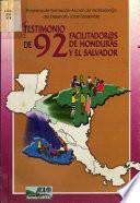 Testimonio de 92 facilitadoras de Honduras y El Salvador