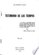Testimonio de los tiempos